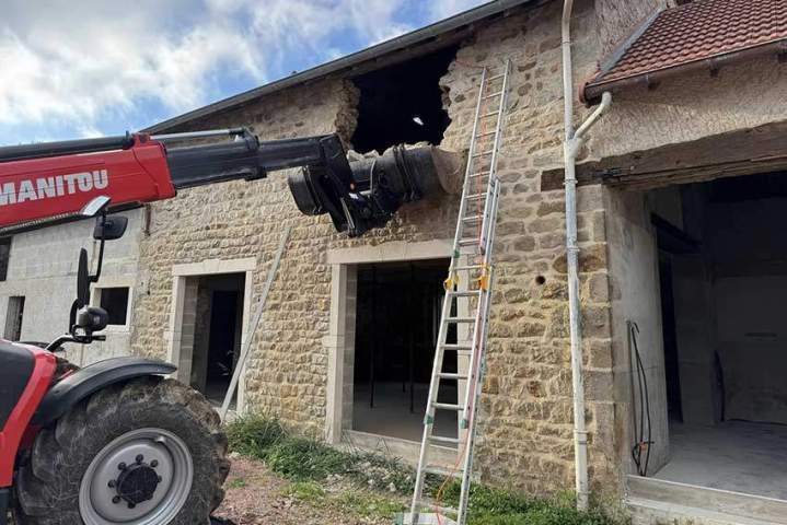 Abattage sécurisé avant une reconstruction ou réhabilitation