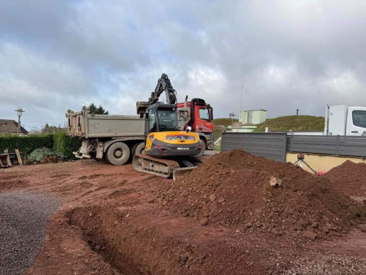Travaux terrassement La Clayette
